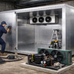 commercial walk in freezer installation