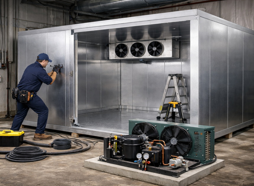 Commercial Walk in Freezer Installation